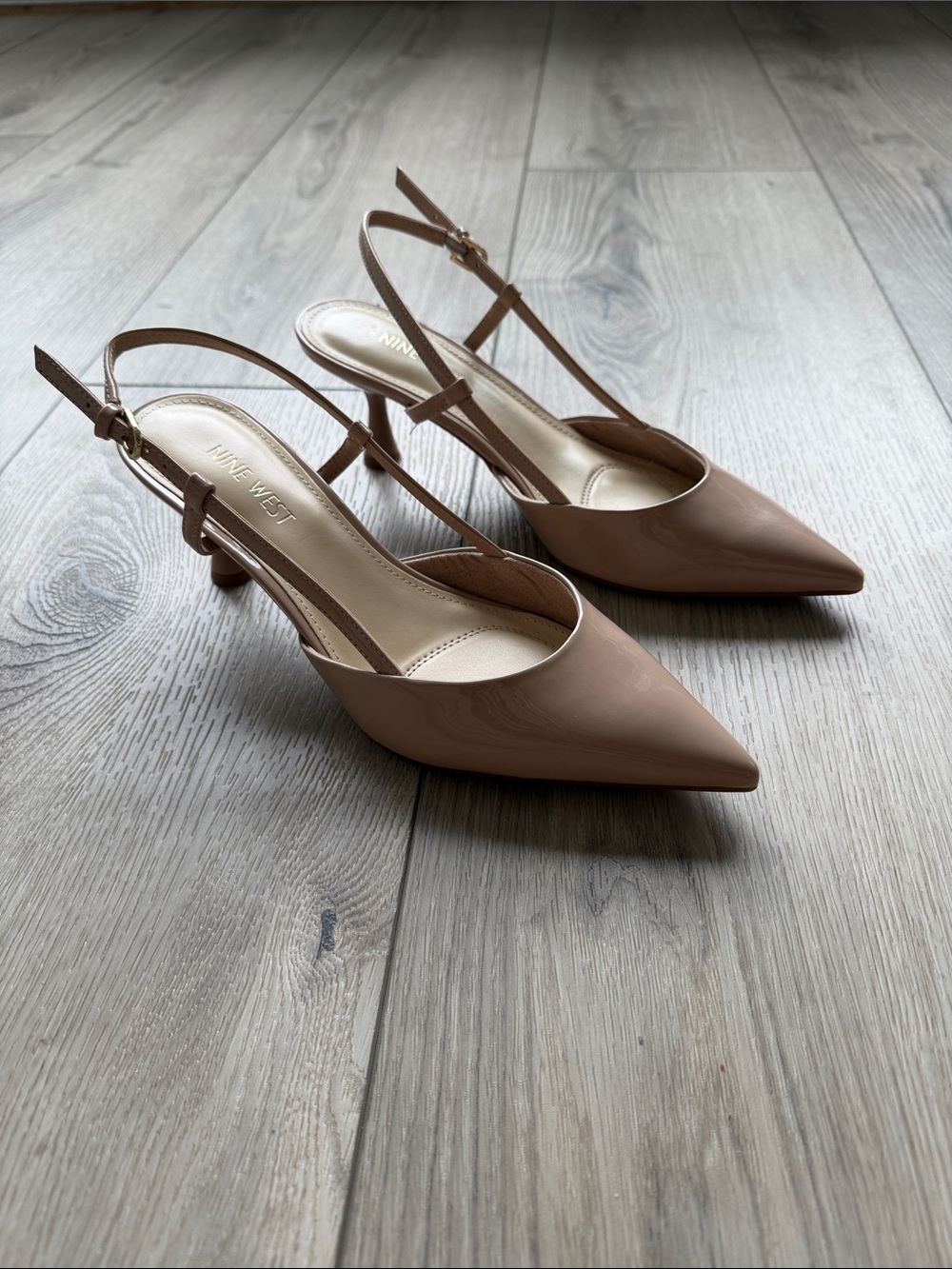 Nine West Rowen Slingback Dress Pumps Women’s 8 Heels